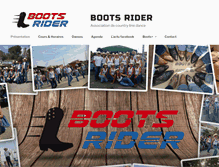Tablet Screenshot of bootsrider.com